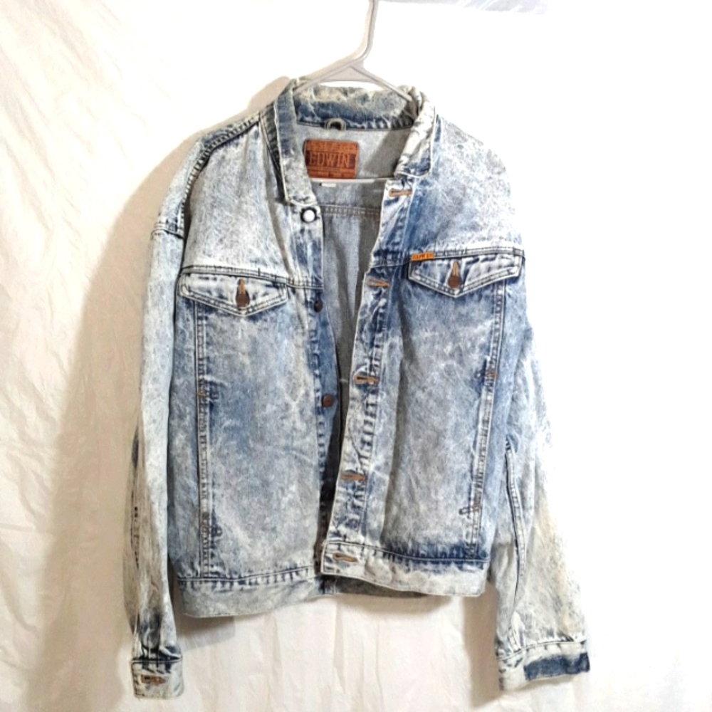 Edwin Vintage Acid Wash Denim Jacket